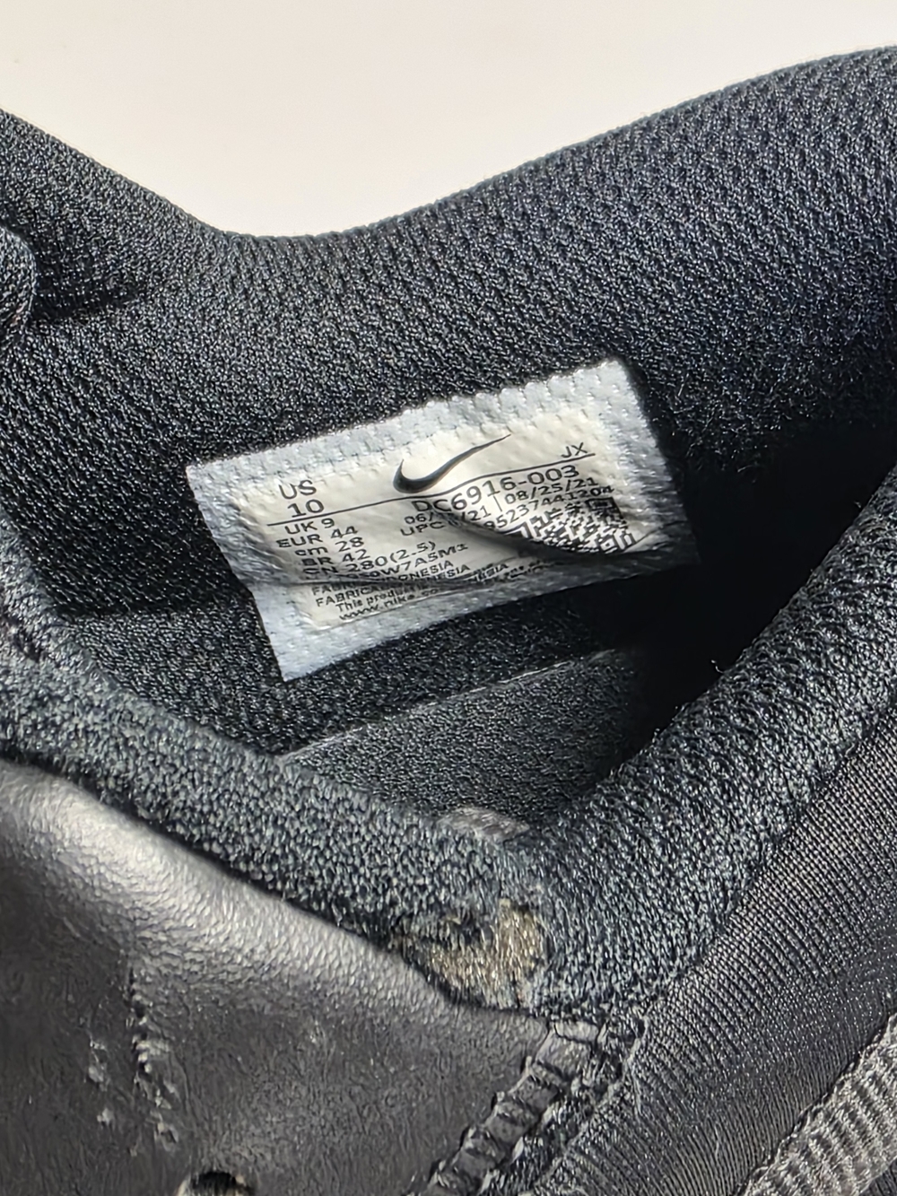 Nike Crater Remixa Shoes Sneakers Black Men's Size 10 Recycled Content - Picture 2 of 8